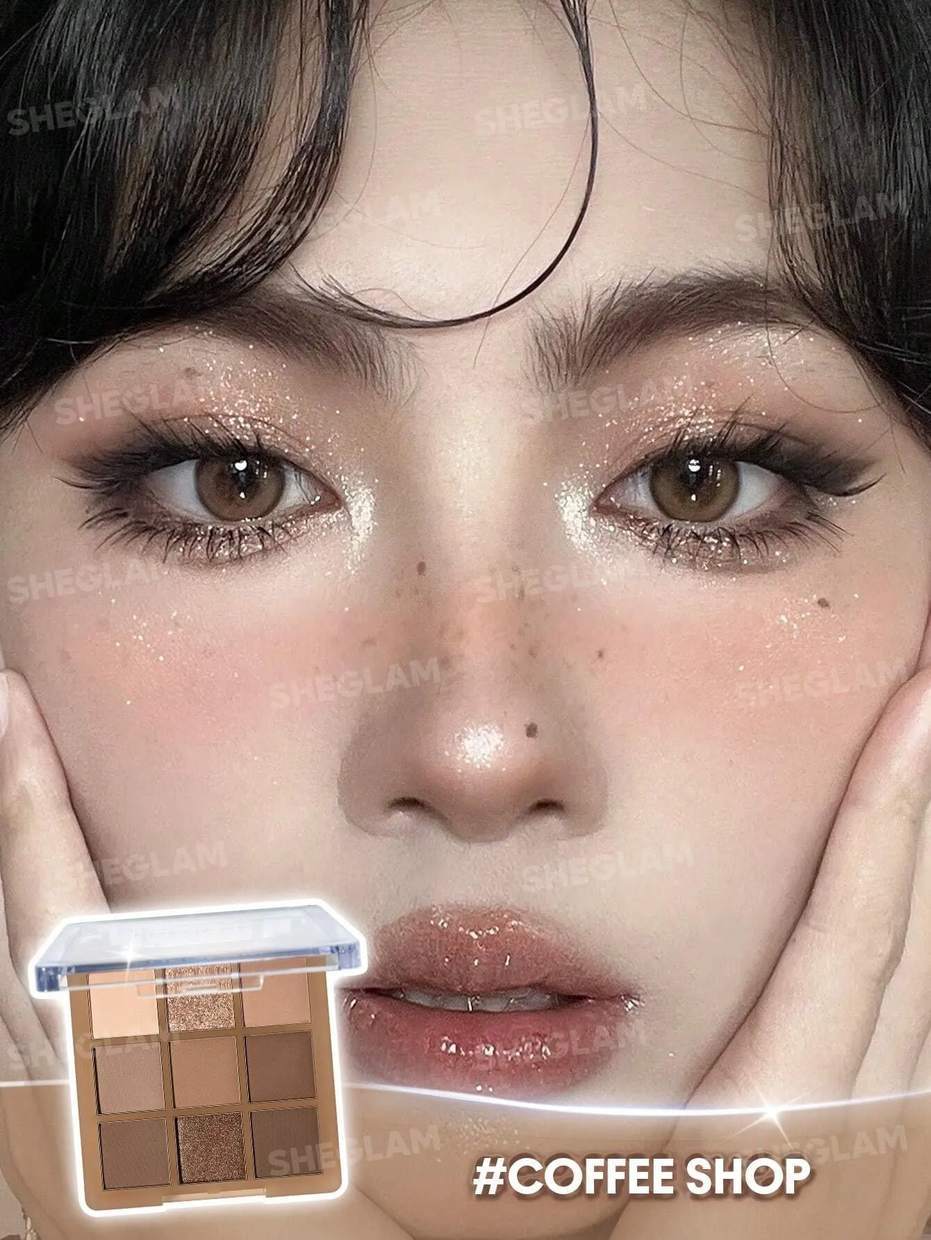 بعد از استفاده خرید پالت سایه شیگلم کافی شاپ اصل + بهترین قیمت (9 تایی)